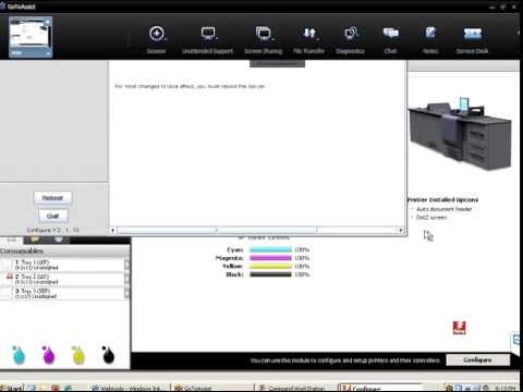 Konica Press Fiery Network Setup Web Interface