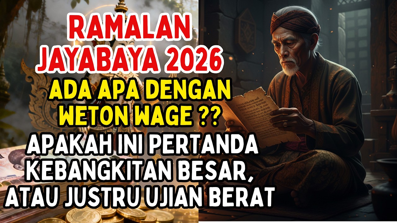 WETON WAGE SATU-SATUNYA YANG DISEBUT RAMALAN JAYABAYA 2026, INI FAKTA YANG JARANG DIBAHAS #weton