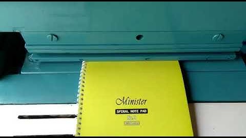 Wiro Binding Machine Mfg By.Manmohan Technologies.Contact -9699730199.