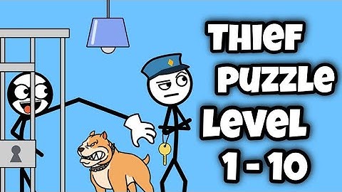 Thief puzzle 1-10 level walkthrough || WEEGOON Games || funny game