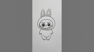 Labubu #drawing #easydrawing #howtodraw #drawwithme #cute #labubu #shorts