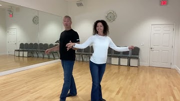 (C) Half Moon with Inside Under Arm Spin • Level 3 • Cha Cha