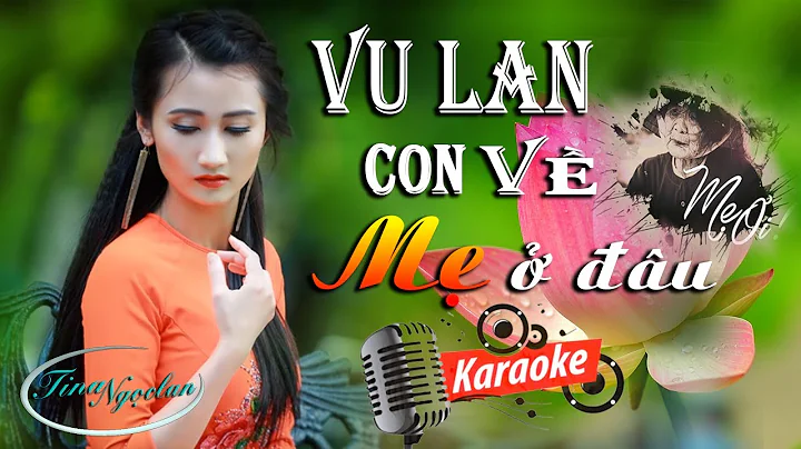 [KARAOKE] Vu Lan Con V M  u - Tina Ngc Lan || Beat...