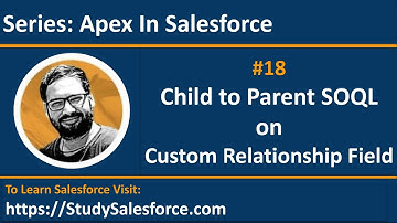 18 Apex Scenario | Child to Parent SOQL on Custom Relationship Field | Salesforce Training in Apex