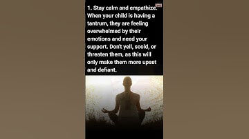 #shorts  3 Simple Ways to Manage Kids Tantrums