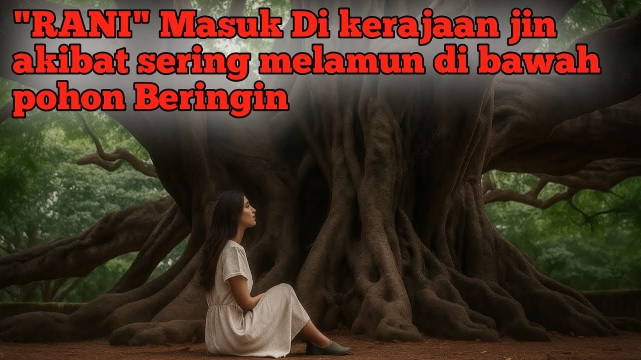Kisah nyata !! Bertemu jin Penunggu pohon beringin , karna  Terlalu sering melamun|| cerita misteri