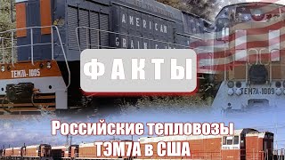 Факты - Российские тепловозы ТЭМ7А в США