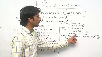 SPHERE FOUR POINT FORM/EQUATION SOLID GEOMETRY B.A B sc 1st Year EXERCISE 6.2 Regular & Distance
