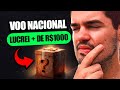 LUCREI + R$1000 COM UM VOO NACIONAL