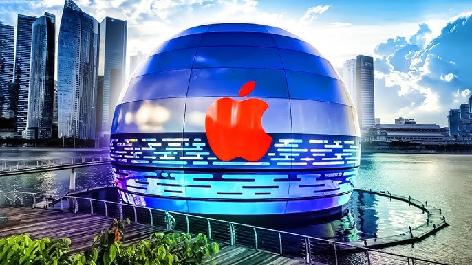 In pictures: Apple's first floating store in Singapore opens today