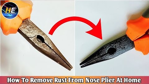 How To Remove Rust From Nose Plier | Needle Nose Pliers | Nose Plier Restoration | Harris Engineer