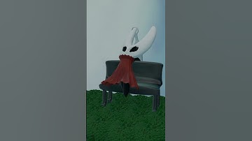 Relaxing in the Greenpath #3d #animation #blender #blender3d #hollowknight #hollowknightsilksong