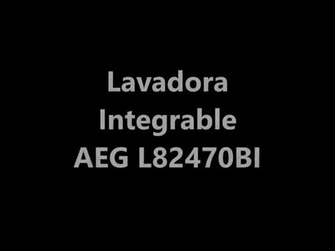 Lavadora Integrable AEG L82470BI