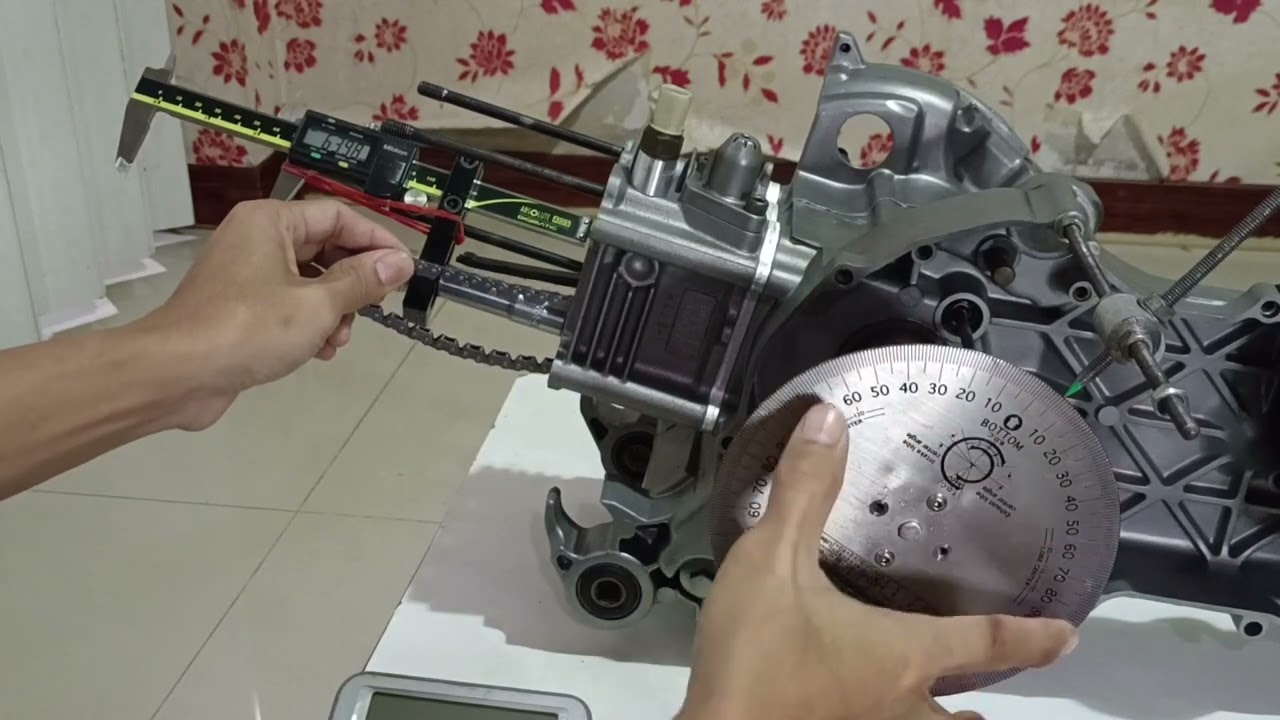 ทำมัยต้องหา องศาแคม ตามการเยื้อง ของแคร้งกับกระบอกสูบ Dynamic Compression