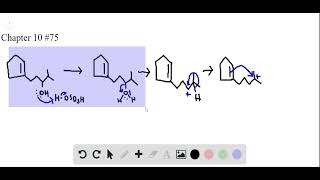 Draw a stepwise mechanism for the following reaction