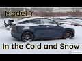 Model Y in the Cold and Snow