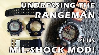 Removing Straps Bezel From Gw 9400 Rangeman Fit G Shock Strap Adaptors Perth Watch Suppl 14 Youtube