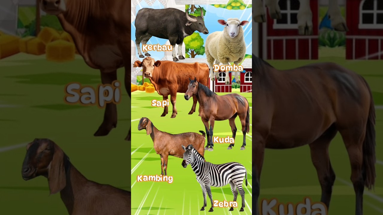sapi, domba, kerbau 