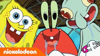 Bob Esponja | ¡Gas infantilizante en 5 minutos! | Nickelodeon en Español