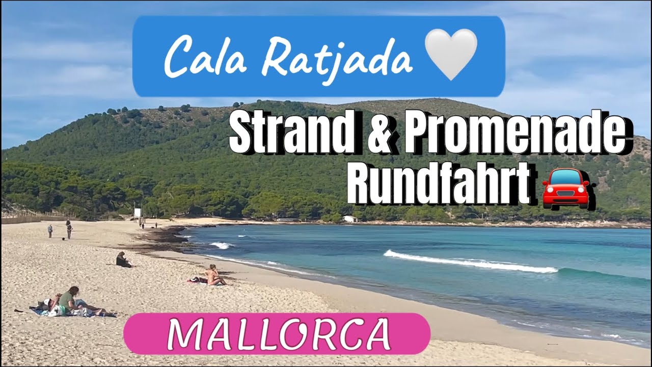 Cala Ratjada🌴🏖️MALLORCA island NEW Cala Agulla🩷Promenade🩷Rundfahrt 🇪🇸spain 