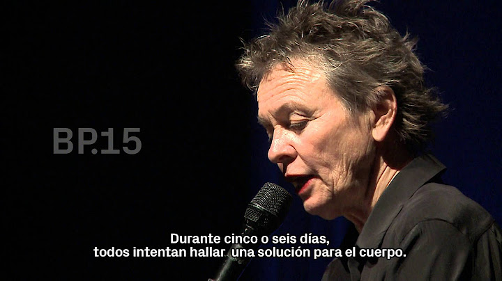 Así fue el paso de Laurie Anderson por el Teatro Opera Allianz