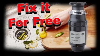 How To Fix A Garbage Disposal  Buzzing  Humming  Not Running At All  Or Clogged