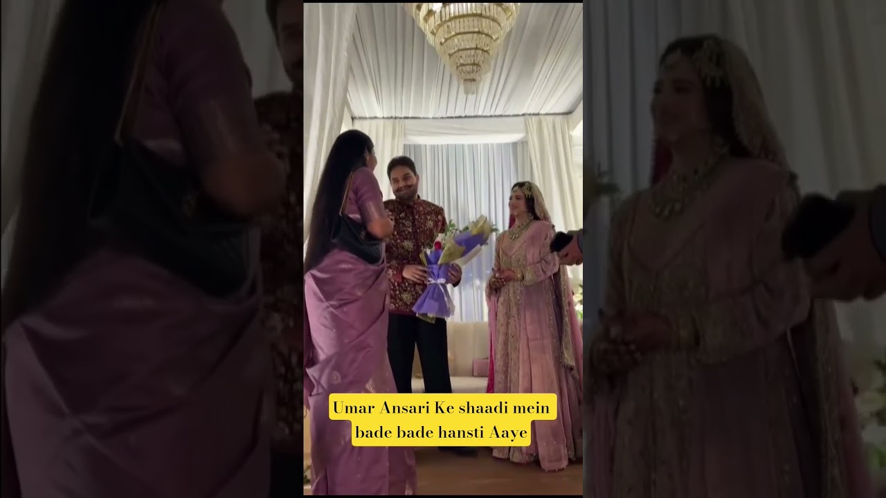 Umar Ansari ke valima me badi badi Hasti I 