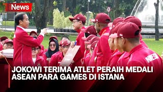 Sambut Peraih Medali di Istana, Presiden Jokowi Serahkan Bonus Rp320,5 M ke Atlet Para Games 2023