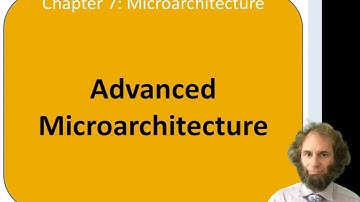 DDCA Ch7 - Part 17" Advanced Microarchitecture