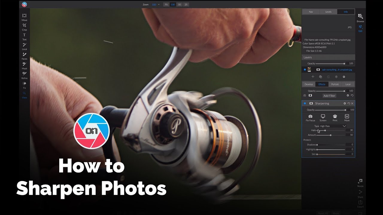 How to Sharpen Photos The Basics YouTube