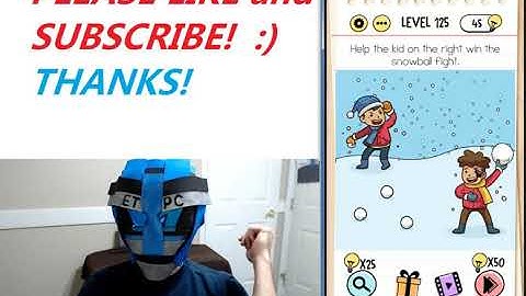 BRAIN TEST LEVEL 125 WALKTHROUGH WITH ANSWERS