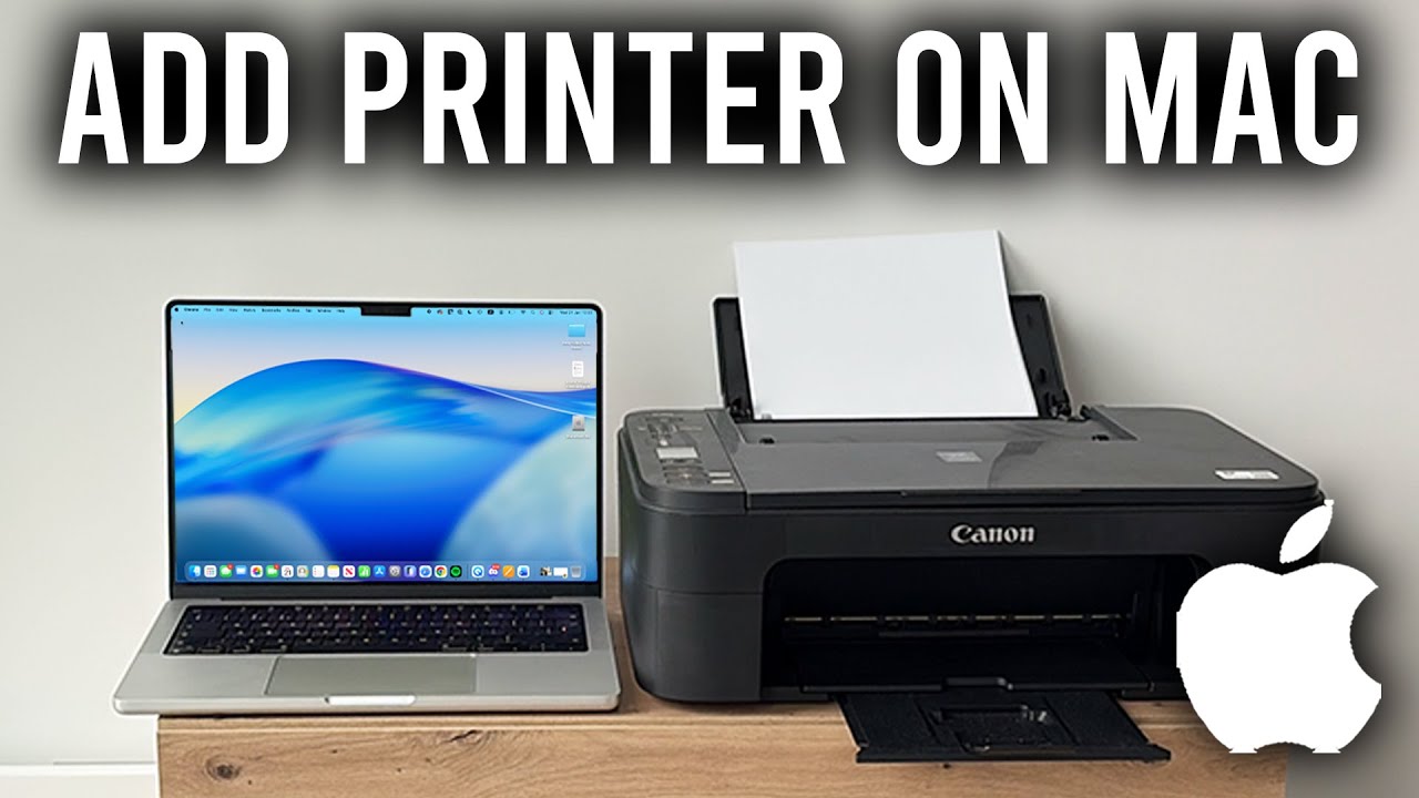 How To Add A Printer On Mac - Wired or Wireless - YouTube