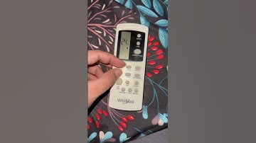 How to unlock ac remote #remote #ac #whirlpool