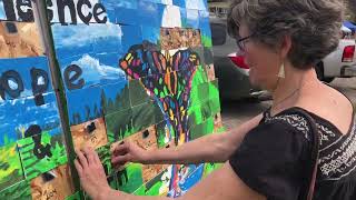Plumas County Collaborative Mural Part 2
