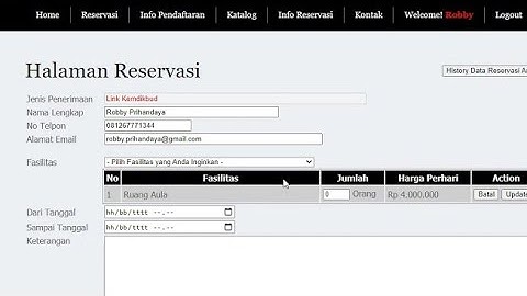 Sistem Informasi Penyewaan Gedung Berbasis web Php Mysql (Source Code)