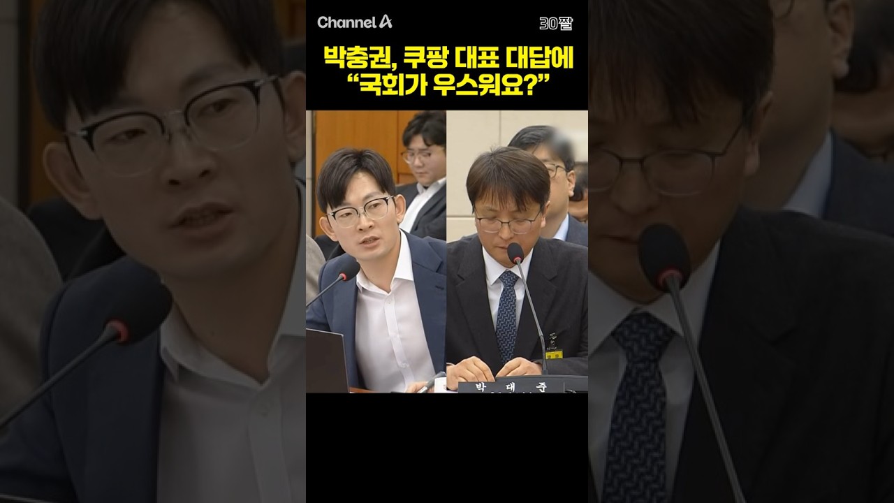 박충권, 쿠팡 대표 대답에 "국회가 우스워요?" /  