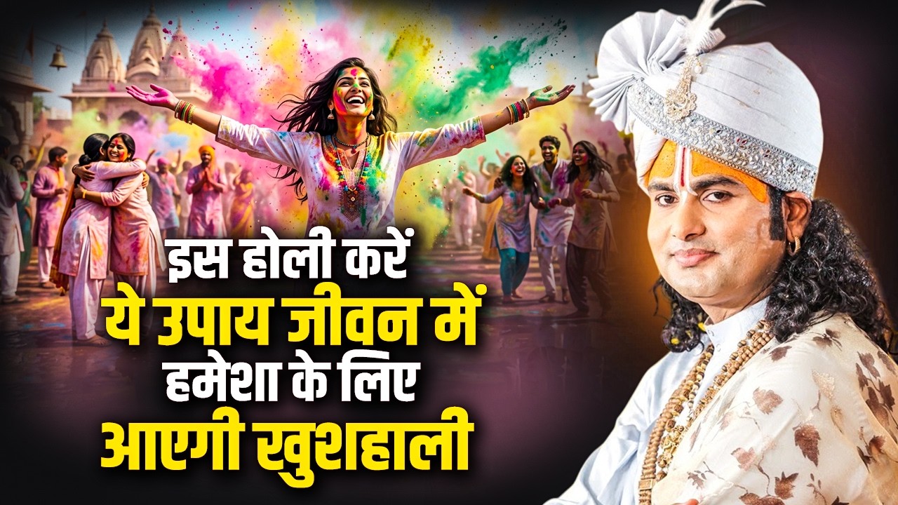 इस होली करें ये उपाय जीवन में हमेशा के लिए आएगी खुशहाली | अनिरुद्धाचार्य जी महाराज
