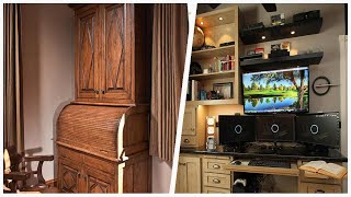 75 Small Rustic Home Office Design Ideas You'll Love 🔴