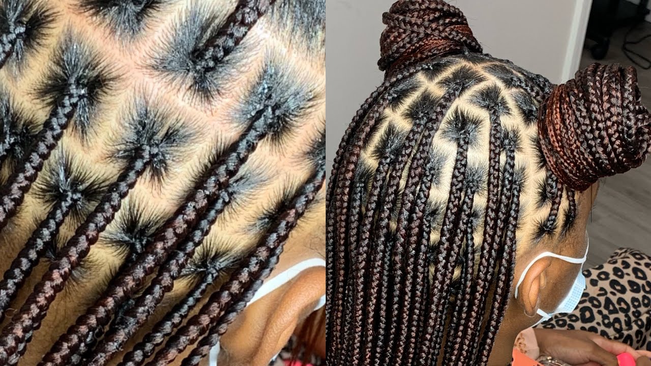 HOW TO CREATE PERFECT PARTS FOR KNOTLESS BRAIDS (BEGINNER FRIENDLY)  TUTORIAL 