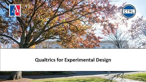 Qualtrics for Experimental Design