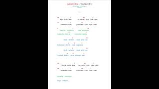 ANLAT ONA gitar akor YEDİNCİ EV