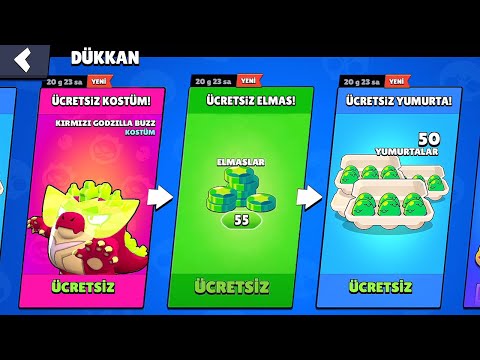 DANİ AÇIKLADI📣 HERKESE ÜCRETSİZ ELMAS | YUMURTA | KARAKTER | KOSTÜM🔥 Brawl Stars