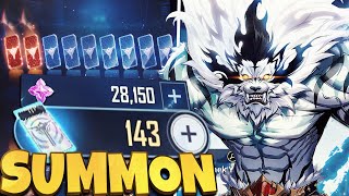 *NEW* BEAST YOONHO & *NEW* JINWOO WEAPON SUMMONS🔥🔥🔥 WHAT IS MY LUCK - Solo Leveling Arise