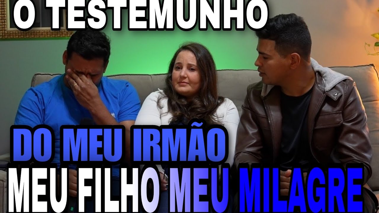 Meu filho meu milagre, não deu pra segurar as lágrimas.