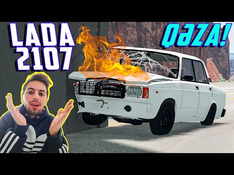 Lada ( VAZ ) 2107 | Bir Birinə Dəyən Maşınlar | 07 oyunlari | BeamNG Driver #malikbedelov