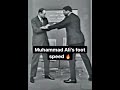 Respect  🫡  Mohammad Ali’s foot speed 🤼