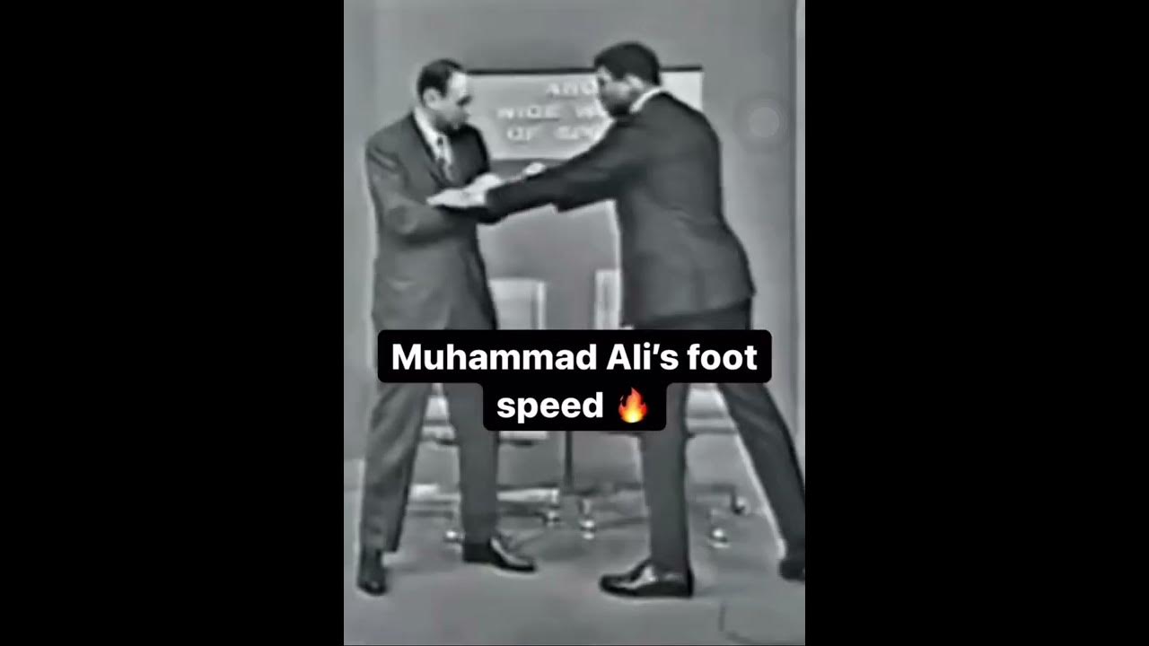 Respect 🫡 Mohammad Ali’s foot speed 🤼 Respect 🫡 Mohammad Ali’s foot speed 🤼