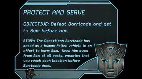 Transformers the game (2007) / Mission:-Protect and Serve