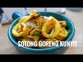 Sotong Goreng Kunyit | Stir Fried Calamari With Tumeric Spices