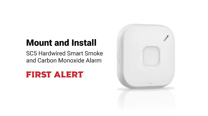 Mount and Install the SC5 Hardwire Smart Smoke and Carbon Monoxide Alarm
